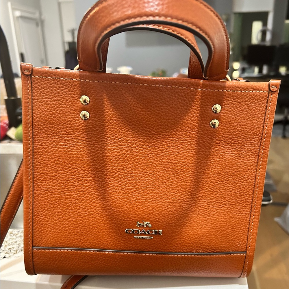 Coach crossbody bag, 8 1/2 x 7.5 x 4